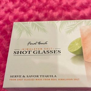NWT Himalayan Salt Shot Glasses Gift Ready in Original Box